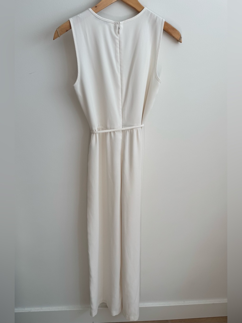 Madewell Tie-Waist Wide-Leg Jumpsuit White Size 2 - Picture 5 of 6